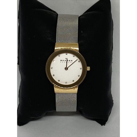 Skagen Freja 358SRSC Women\'s Stainless Steel Mesh Analog Dial Quartz Watch JK633 main image 6